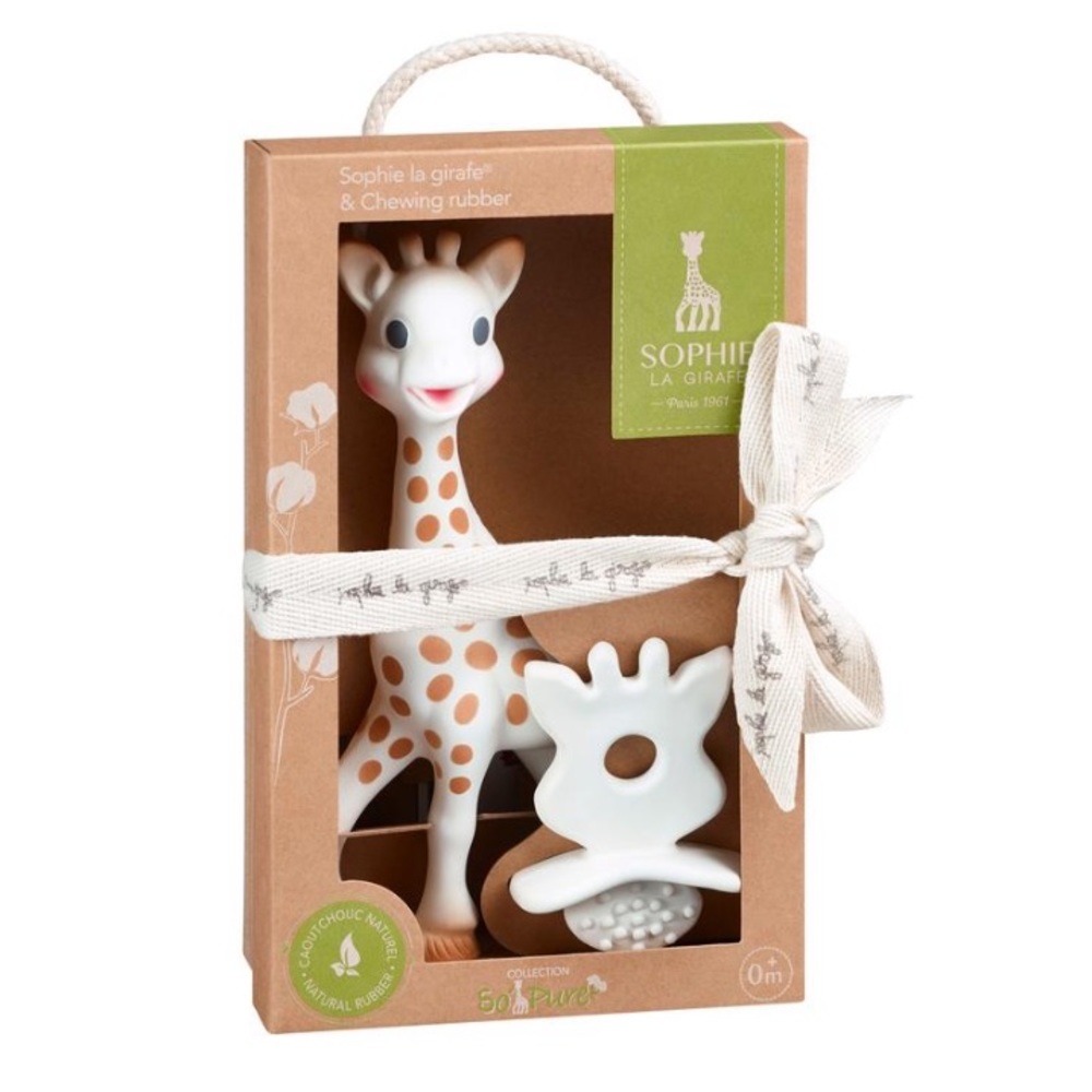 So’Pure Sophie la girafe & chewing rubber-NWT